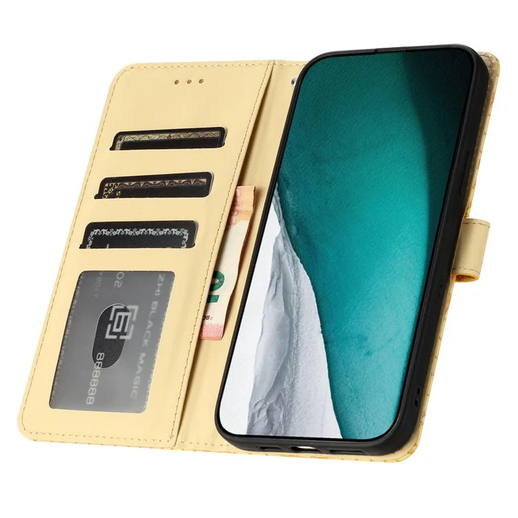 For Samsung Galaxy A06 Case Classic Crocodile Pattern PU Leather Phone Cover