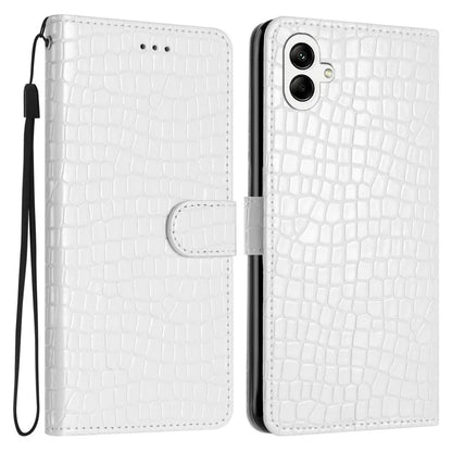 For Samsung Galaxy A06 Case Classic Crocodile Pattern PU Leather Phone Cover