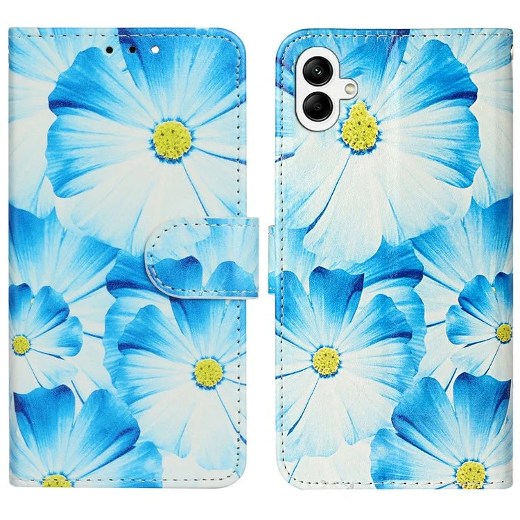 For Samsung Galaxy A06 Case Pattern PU Leather Flip Phone Cover