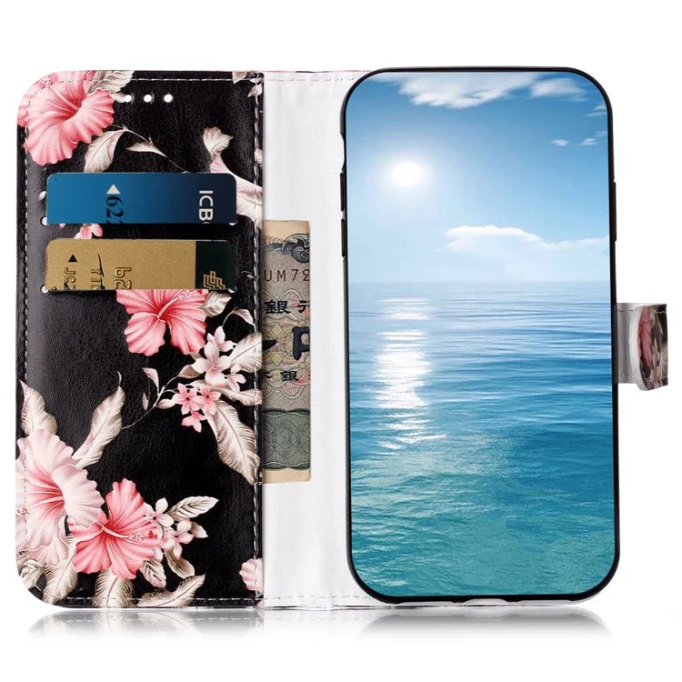 For Samsung Galaxy A06 Case Pattern PU Leather Flip Phone Cover