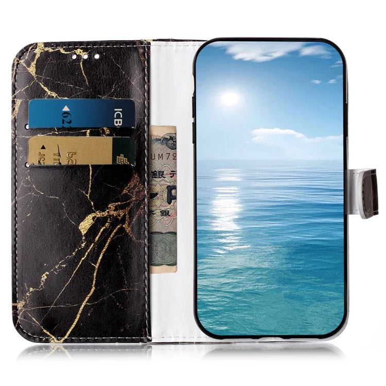 For Samsung Galaxy A06 Case Pattern PU Leather Flip Phone Cover
