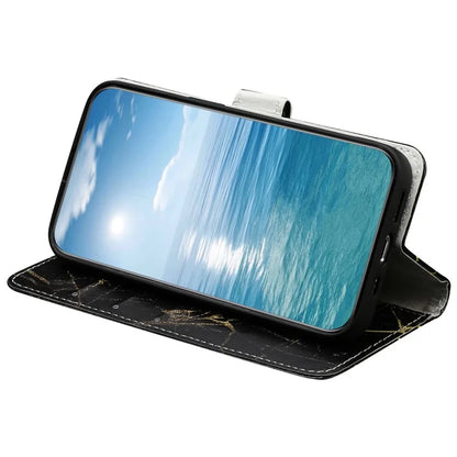 For Samsung Galaxy A06 Case Pattern PU Leather Flip Phone Cover
