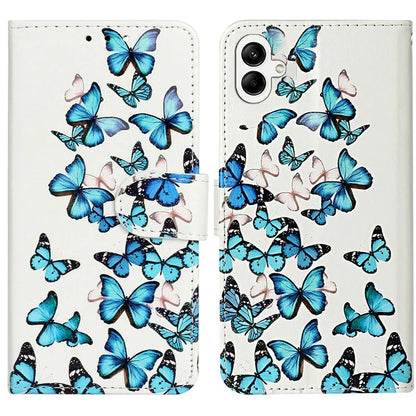 For Samsung Galaxy A06 Case Pattern PU Leather Flip Phone Cover
