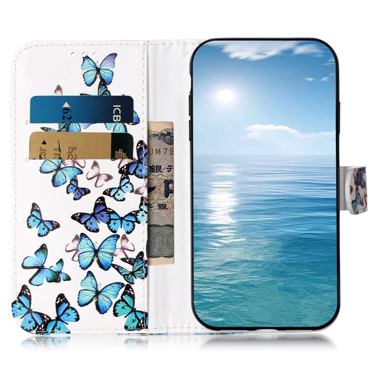 For Samsung Galaxy A06 Case Pattern PU Leather Flip Phone Cover