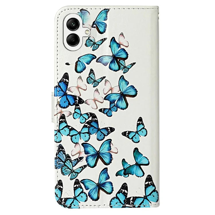 For Samsung Galaxy A06 Case Pattern PU Leather Flip Phone Cover