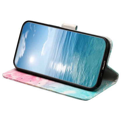 For Samsung Galaxy A06 Case Pattern PU Leather Flip Phone Cover