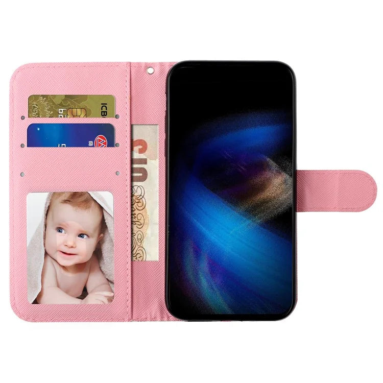 For Samsung Galaxy A06 Case 3D Pattern Printed Phone Leather Phone Cover