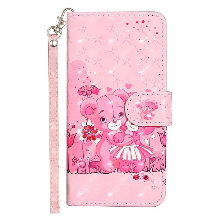 For Samsung Galaxy A06 Case 3D Pattern Printed Phone Leather Phone Cover