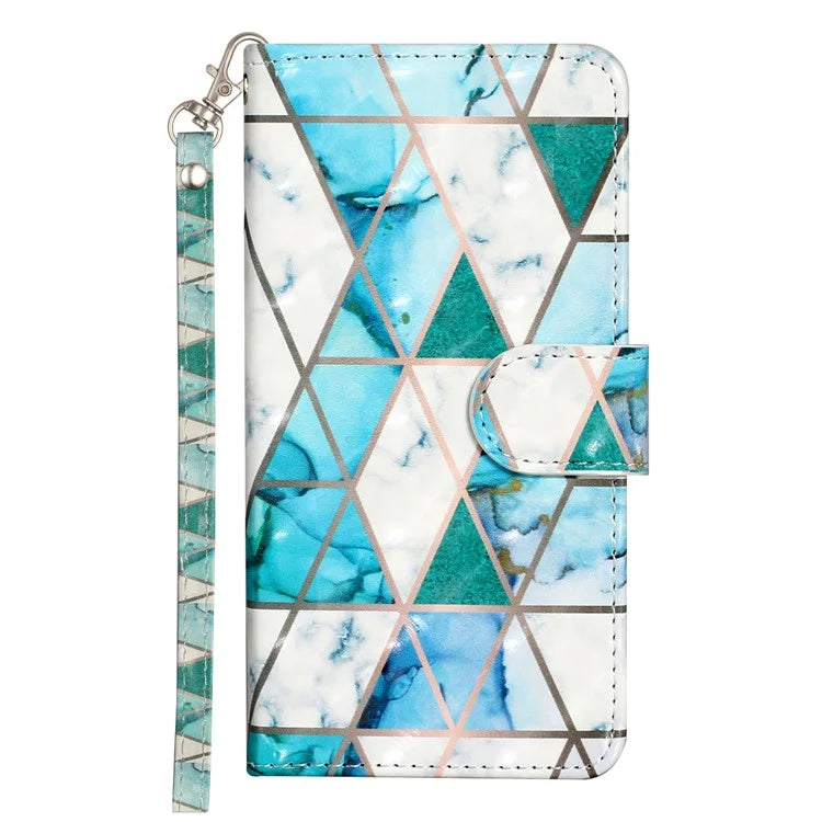 For Samsung Galaxy A06 Case 3D Pattern Printed Phone Leather Phone Cover