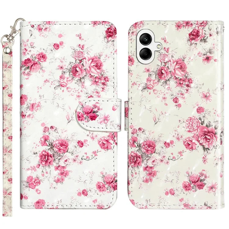 For Samsung Galaxy A06 Case 3D Pattern Printed Phone Leather Phone Cover