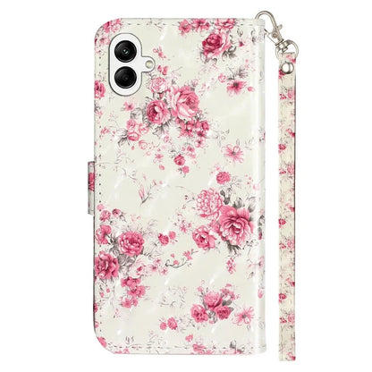 For Samsung Galaxy A06 Case 3D Pattern Printed Phone Leather Phone Cover