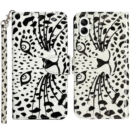 For Samsung Galaxy A06 Case 3D Pattern Printed Phone Leather Phone Cover