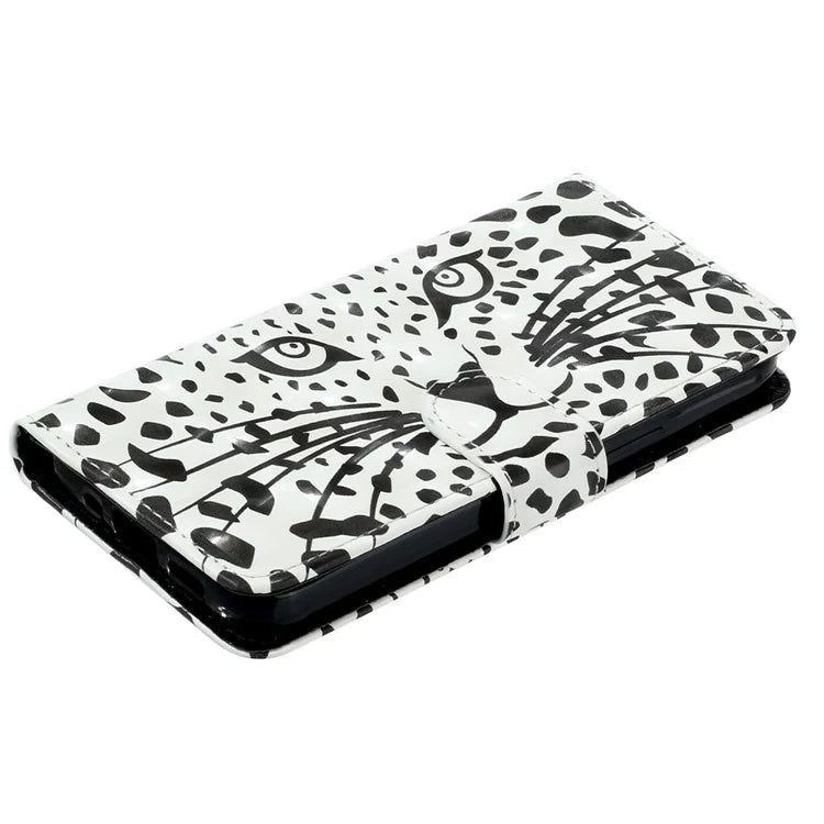 For Samsung Galaxy A06 Case 3D Pattern Printed Phone Leather Phone Cover