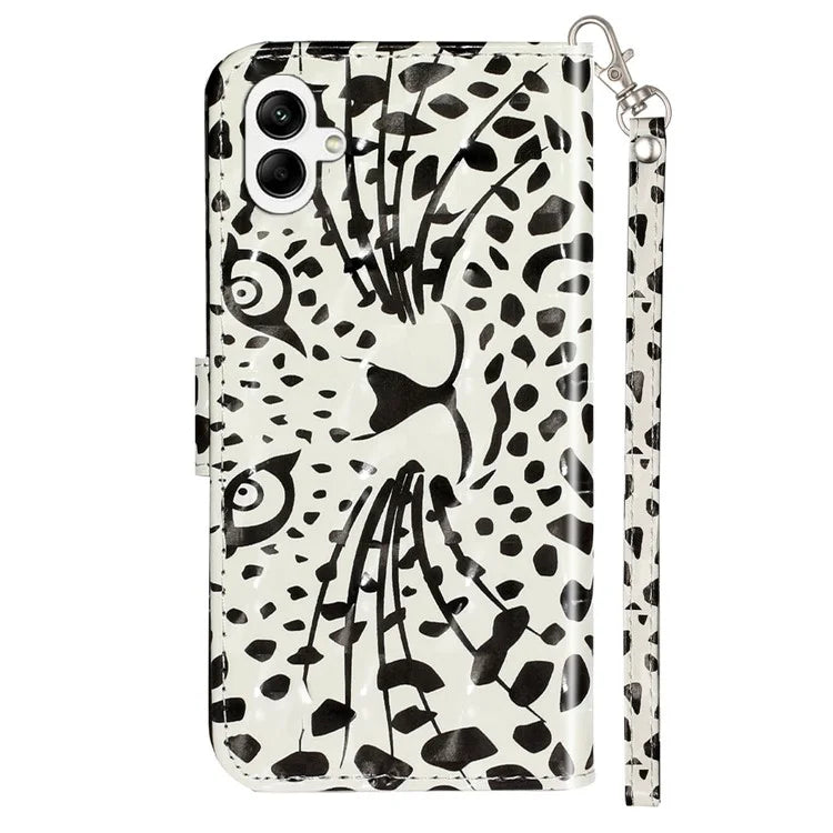 For Samsung Galaxy A06 Case 3D Pattern Printed Phone Leather Phone Cover