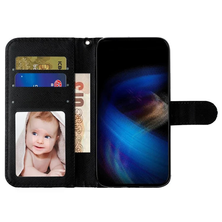 For Samsung Galaxy A06 Case 3D Pattern Printed Phone Leather Phone Cover