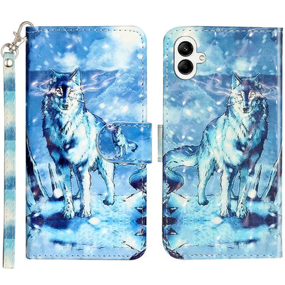 For Samsung Galaxy A06 Case 3D Pattern Printed Phone Leather Phone Cover