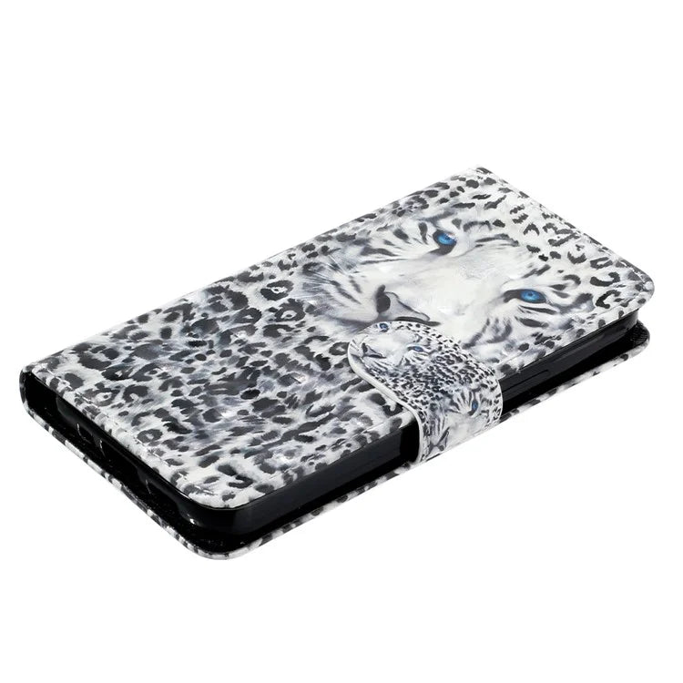 For Samsung Galaxy A06 Case 3D Pattern Printed Phone Leather Phone Cover