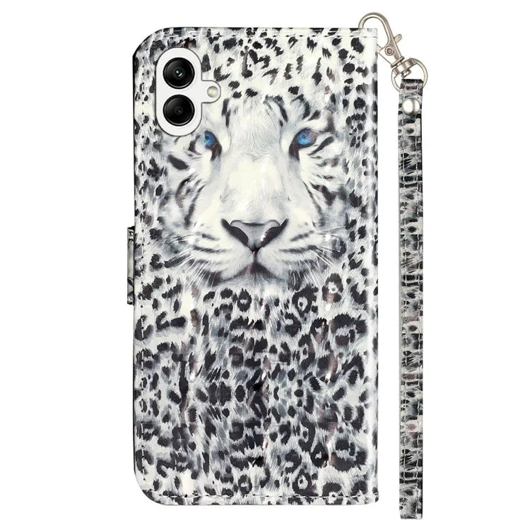 For Samsung Galaxy A06 Case 3D Pattern Printed Phone Leather Phone Cover