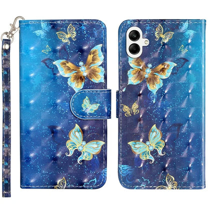 For Samsung Galaxy A06 Case 3D Pattern Printed Phone Leather Phone Cover