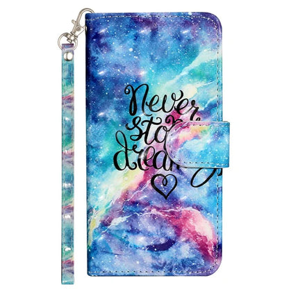 For Samsung Galaxy A06 Case 3D Pattern Printed Phone Leather Phone Cover