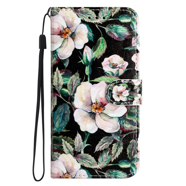 For Samsung Galaxy A06 Wallet Case Printed Pattern Design Leather Phone Cover