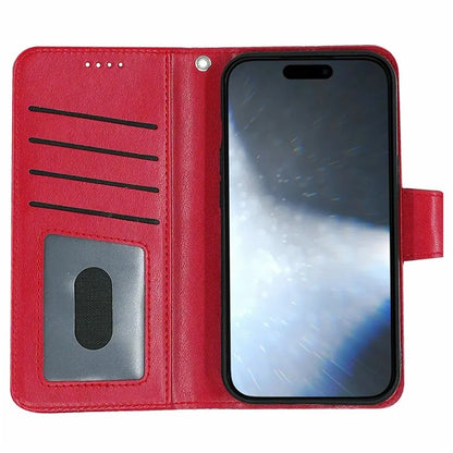 For iPhone 16 Plus Case Card Holder Wallet Leather Phone Cover Stand