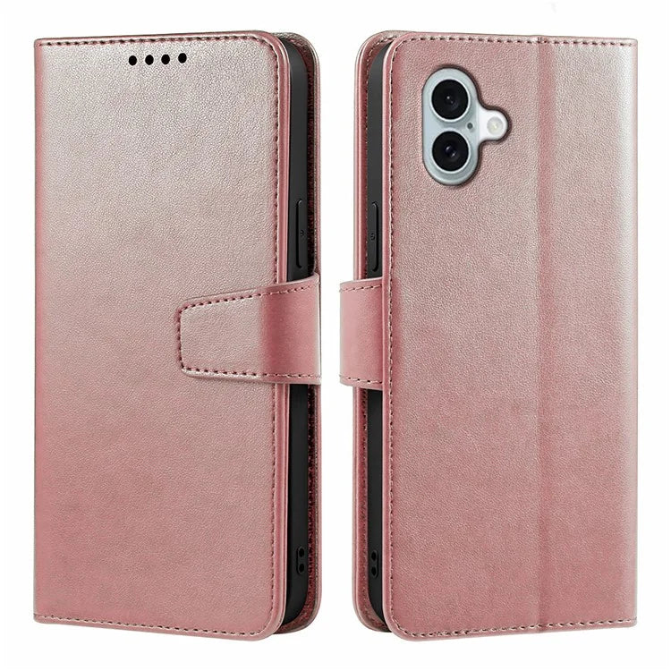 For iPhone 16 Plus Case Card Holder Wallet Leather Phone Cover Stand