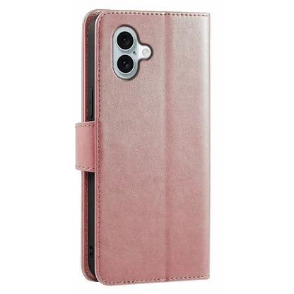 For iPhone 16 Plus Case Card Holder Wallet Leather Phone Cover Stand