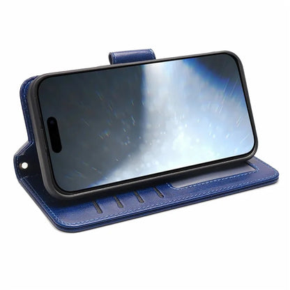 For iPhone 16 Plus Case Card Holder Wallet Leather Phone Cover Stand