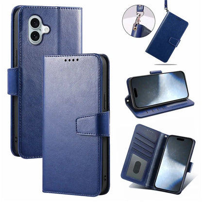 For iPhone 16 Plus Case Card Holder Wallet Leather Phone Cover Stand