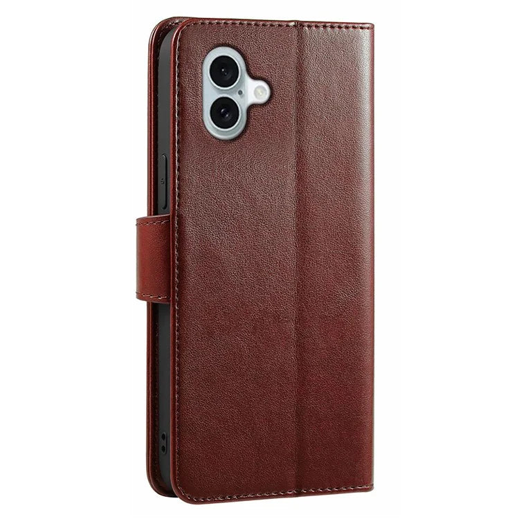 For iPhone 16 Plus Case Card Holder Wallet Leather Phone Cover Stand