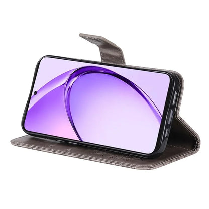 KT Imprinting Flower Series-1 For Oppo A3 Pro (Global) 5G  /  A3 Pro (India) 5G Case Sunflower Leather Wallet Folio Phone Cover