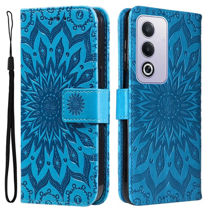 KT Imprinting Flower Series-1 For Oppo A3 Pro (Global) 5G  /  A3 Pro (India) 5G Case Sunflower Leather Wallet Folio Phone Cover