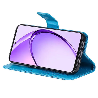 KT Imprinting Flower Series-1 For Oppo A3 Pro (Global) 5G  /  A3 Pro (India) 5G Case Sunflower Leather Wallet Folio Phone Cover