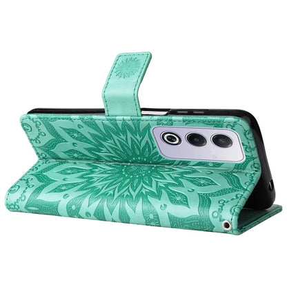 KT Imprinting Flower Series-1 For Oppo A3 Pro (Global) 5G  /  A3 Pro (India) 5G Case Sunflower Leather Wallet Folio Phone Cover