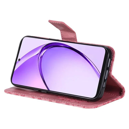 KT Imprinting Flower Series-1 For Oppo A3 Pro (Global) 5G  /  A3 Pro (India) 5G Case Sunflower Leather Wallet Folio Phone Cover