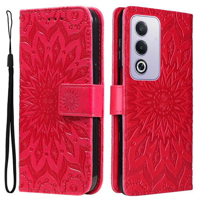 KT Imprinting Flower Series-1 For Oppo A3 Pro (Global) 5G  /  A3 Pro (India) 5G Case Sunflower Leather Wallet Folio Phone Cover