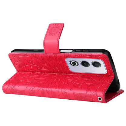 KT Imprinting Flower Series-1 For Oppo A3 Pro (Global) 5G  /  A3 Pro (India) 5G Case Sunflower Leather Wallet Folio Phone Cover