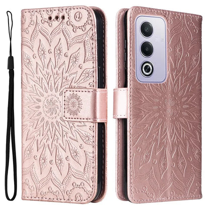 KT Imprinting Flower Series-1 For Oppo A3 Pro (Global) 5G  /  A3 Pro (India) 5G Case Sunflower Leather Wallet Folio Phone Cover