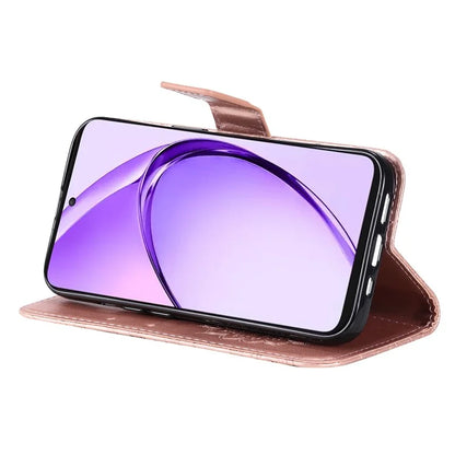 KT Imprinting Flower Series-1 For Oppo A3 Pro (Global) 5G  /  A3 Pro (India) 5G Case Sunflower Leather Wallet Folio Phone Cover