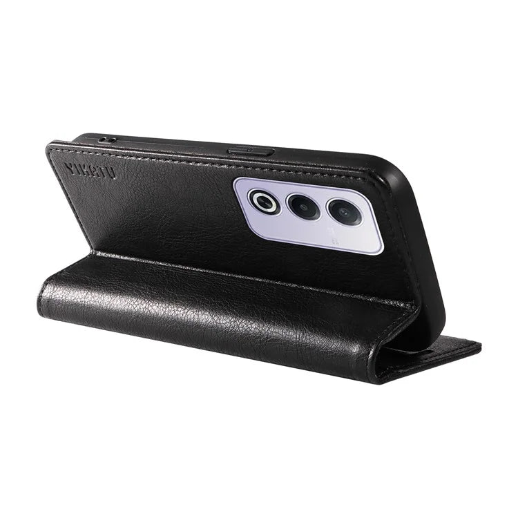 YIKATU YK-006 For Oppo A3 Pro (Global) 5G  /  A3 Pro (India) 5G Case Wallet Litchi Grain Leather Phone Cover Magnetic Auto-Absorbed