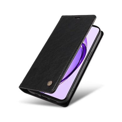 YIKATU YK-006 For Oppo A3 Pro (Global) 5G  /  A3 Pro (India) 5G Case Wallet Litchi Grain Leather Phone Cover Magnetic Auto-Absorbed