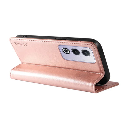 YIKATU YK-006 For Oppo A3 Pro (Global) 5G  /  A3 Pro (India) 5G Case Wallet Litchi Grain Leather Phone Cover Magnetic Auto-Absorbed