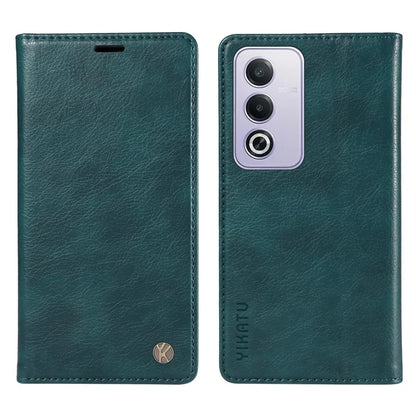 YIKATU YK-006 For Oppo A3 Pro (Global) 5G  /  A3 Pro (India) 5G Case Wallet Litchi Grain Leather Phone Cover Magnetic Auto-Absorbed