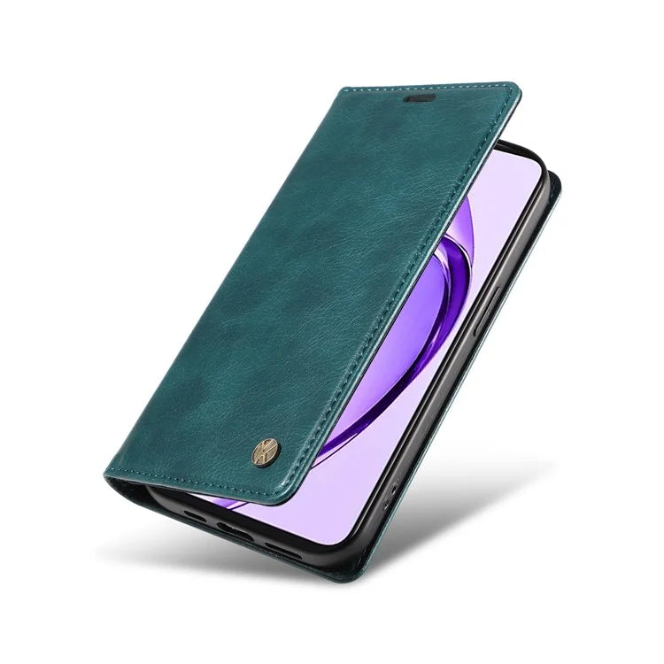 YIKATU YK-006 For Oppo A3 Pro (Global) 5G  /  A3 Pro (India) 5G Case Wallet Litchi Grain Leather Phone Cover Magnetic Auto-Absorbed