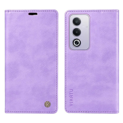 YIKATU YK-006 For Oppo A3 Pro (Global) 5G  /  A3 Pro (India) 5G Case Wallet Litchi Grain Leather Phone Cover Magnetic Auto-Absorbed
