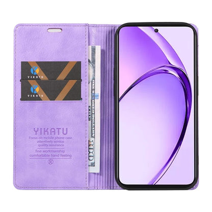 YIKATU YK-006 For Oppo A3 Pro (Global) 5G  /  A3 Pro (India) 5G Case Wallet Litchi Grain Leather Phone Cover Magnetic Auto-Absorbed