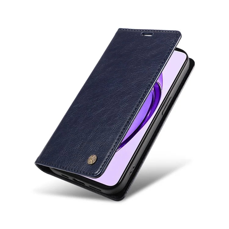 YIKATU YK-006 For Oppo A3 Pro (Global) 5G  /  A3 Pro (India) 5G Case Wallet Litchi Grain Leather Phone Cover Magnetic Auto-Absorbed