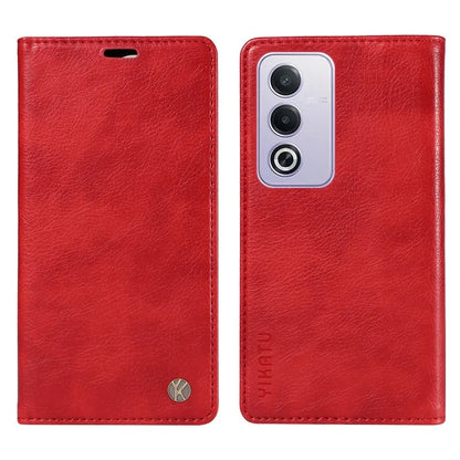 YIKATU YK-006 For Oppo A3 Pro (Global) 5G  /  A3 Pro (India) 5G Case Wallet Litchi Grain Leather Phone Cover Magnetic Auto-Absorbed