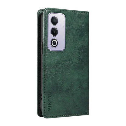 YIKATU YK-006 For Oppo A3 Pro (Global) 5G  /  A3 Pro (India) 5G Case Wallet Litchi Grain Leather Phone Cover Magnetic Auto-Absorbed